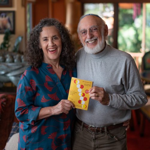 John & Julie Gottman with Love Prescription book photo of John & Julie Gottman with Love Prescription book