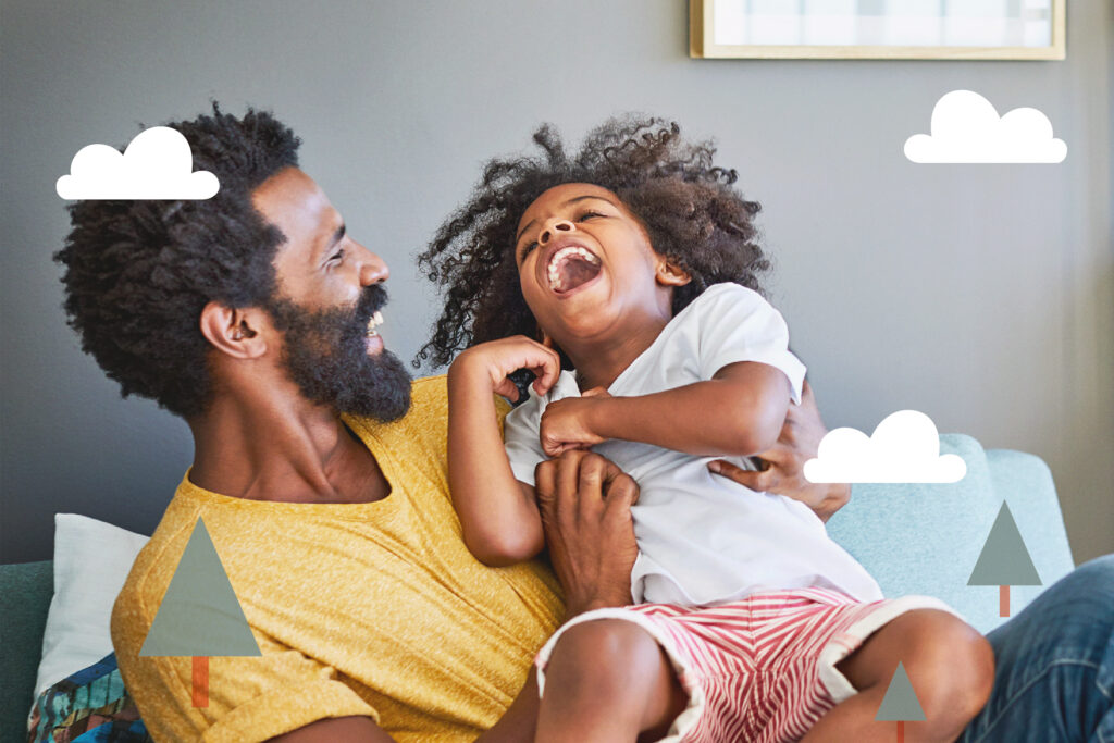 Fathers Day image of father and daughter